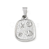 304 Stainless Steel Pendants SA-CBA34D4-03B-P-1