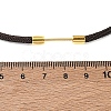 Adjustable Nylon Cord Necklace Making KK-CBACFA2-02G-30-2