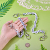 2Pcs Acrylic Link Bag Extender Chains HJEW-TAC0143-6