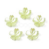 Spray Paint ABS Plastic Imitation Pearl Beads MACR-N013-002-3