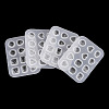 4Pcs 2 Styles DIY Earring Silicone Molds DIY-TADJ0001-17-4