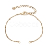 304 Stainless Steel Satellite Chain Bracelet Making AJEW-JB01300-01-1