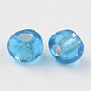 6/0 Round Silver Lined Round Hole Glass Seed Beads X-SEED-A005-4mm-23-2