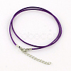 Waxed Cotton Cord Necklace Making MAK-S032-1.5mm-107-1