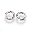 Non-Tarnish 304 Stainless Steel Open Jump Rings X-STAS-P212-25P-16-3
