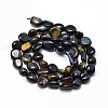 Dyed Natural Tiger Eye Nuggets Beads Strands G-J335-25-2