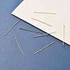 Brass Flat Head Pins KK-F824-114D-G-3