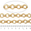 304 Stainless Steel Textured Ring Link Chains CHS-K023-11A-G-3