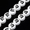 Handmade Porcelain Ceramic Beads Strands PORC-S502-032J-1