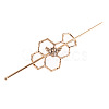 Alloy Hair Sticks OHAR-PW0001-376AG-1