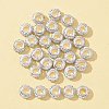 30Pcs Polymer Clay Rhinestone European Beads CPDL-FS0001-01-3