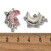 Rack Plating Alloy Rhinestone Pendants PALLOY-F312-06P-3