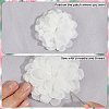 12Pcs 3D Chiffon Flower DIY-GF0012-47C-6