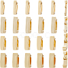 SUNNYCLUE 32Pcs 4 Styles Eco-Friendly Brass Watch Band Clasps KK-SC0004-08-1