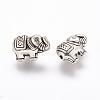 Tibetan Style Alloy Elephant Beads X-TIBEB-E070-AS-2
