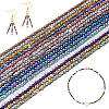 15 Strand 15 Style Electroplate Glass Beads Strands GLAA-GA0001-87A-1