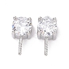 Anti-Tarnish Rhodium Plated 925 Sterling Silver Peg Bails STER-D035-47P-10-2