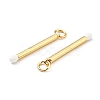 Brass Enamel Pendants KK-G416-36G-01-2