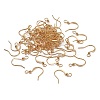 Brass Earring Hooks X-KK-F824-016G-2