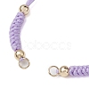 7 Colors Braided Nylon Cord Sets for DIY Bracelet Making AJEW-JB01240-3