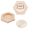 Wooden Self Adhesive Honeycomb Combination Medal Display Stand ODIS-WH0011-11-1
