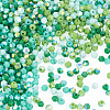 4 Strands 4 Colors AB Color Plated Opaque Glass Beads Strands GLAA-TADJ0001-20A-3