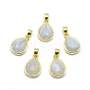 Natural Blue Lace Agate Pendants G-O176J-06G-1