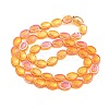 Electroplate Glass Beads Strands EGLA-G037-13A-13A-3