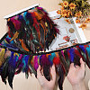 1 Bundle Fashion Feather Cloth Strand Costume Accessories DIY-GF0012-59C-3