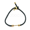 Braided Nylon Cord Bracelet Making MAK-A017-D03-04G-1