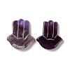 Natural Amethyst Cabochons G-E579-04A-1