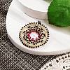Seed Beads Beaded Pendants PALLOY-MZ00386-01-2