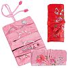 2Pcs 2 Colors Embroidery Silk Roll Bags ABAG-PH0001-26-1