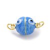 Brass Magnetic Clasps ZIRC-F136-10G-06-1