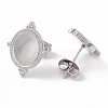 Non-Tarnish 304 Stainless Steel Stud Earring Findings LS-EJEW-G338-04P-2