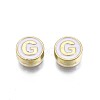 Alloy Enamel Beads ENAM-N052-006-01G-RS-2