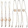 2 Sets 2 Style Hemp Rope Napkin Rings AJEW-GF0007-48-1
