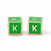 Rack Plating Brass Enamel Beads KK-B060-04G-02-3