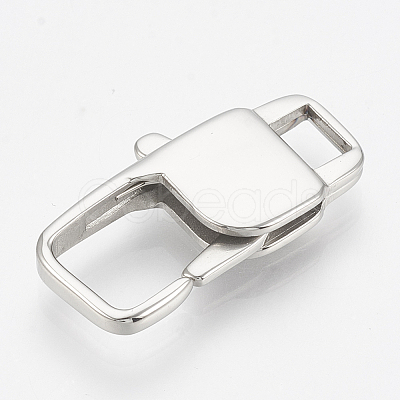 Tarnish Resistant 304 Stainless Steel Lobster Claw Clasps X-STAS-T033-28A-1