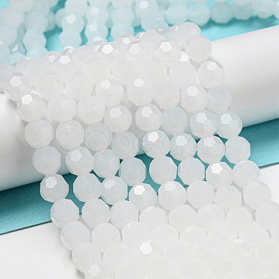 Imitation Jade Glass Beads Stands EGLA-A035-J8mm-D05-1