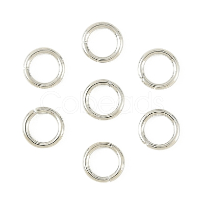 SHEGRACE Brass Open Jump Rings XGR0080P-14P-1