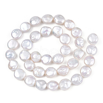 Baroque Natural Keshi Pearl Beads Strands PEAR-S018-07A-1