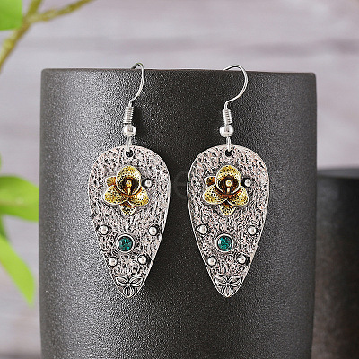 Alloy & Rhinestone Dangle Earrings FS-WGD70E2-01-1