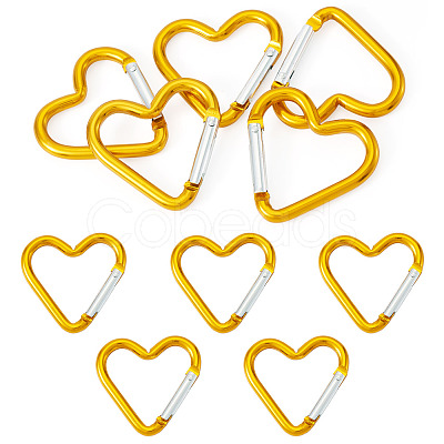 5Pcs Zinc Alloy Spring Gate Rings FIND-TA0009-73F-1
