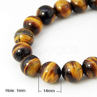 Natural Tiger Eye Beads Strands X-G-G099-14mm-5-1