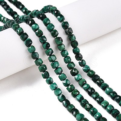 Natural Malachite Beads Strands G-N342-119-1