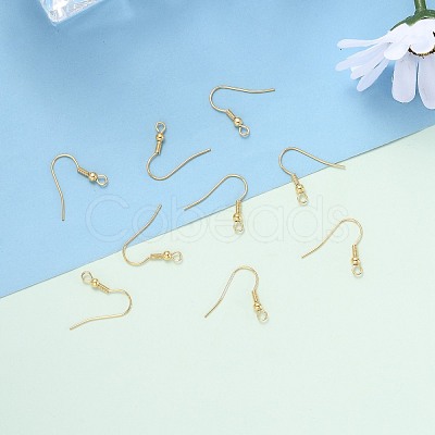 304 Stainless Steel Earring Hooks X-STAS-D448-036G-1