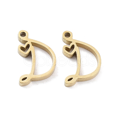 304 Stainless Steel Charms STAS-M327-02G-D-1