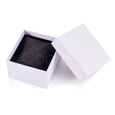 Square Paper Jewelry Bracelet Gift Boxes CON-TAC0010-91B-1