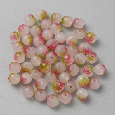 Two Tone Glass Beads GLAA-CJC0001-19N-1